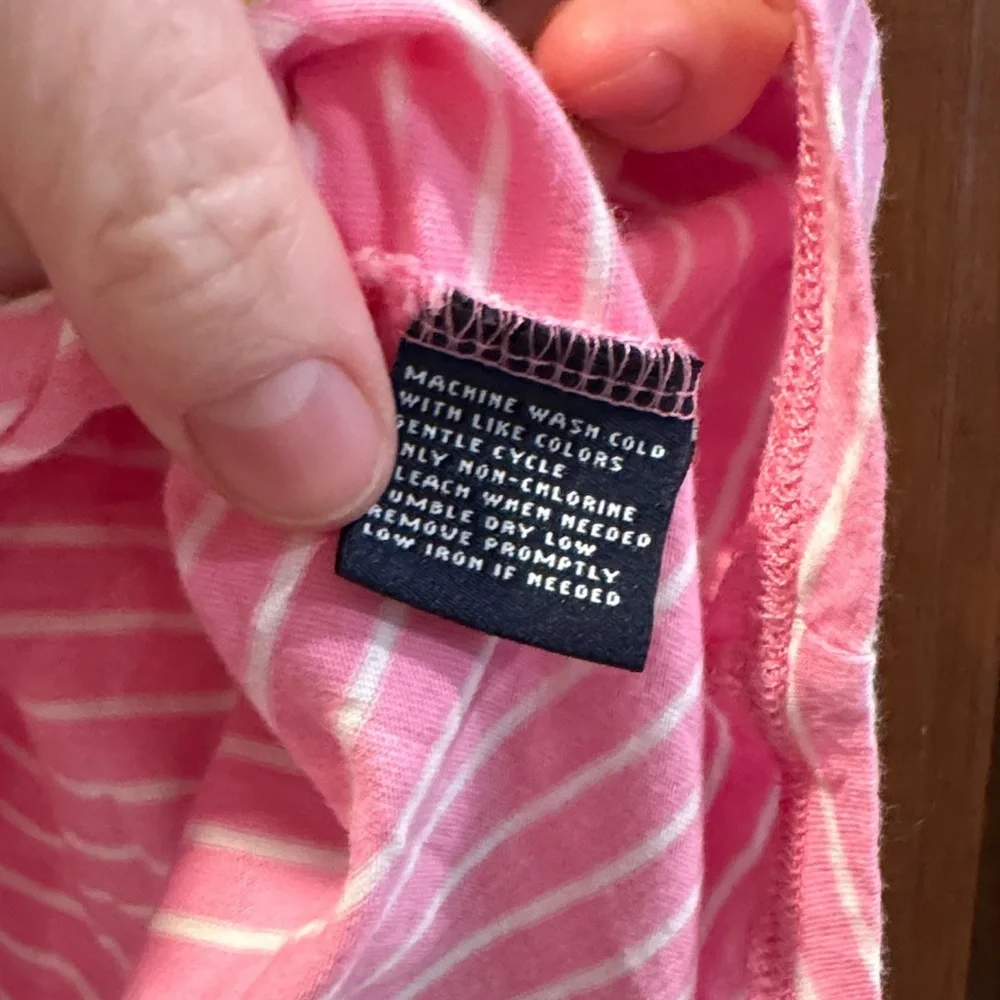American Living Pink Striped Kids Nightgown